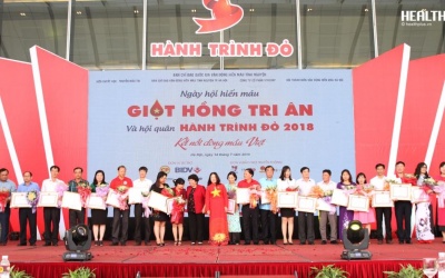 Hành trình Đỏ 2018 tiếp nhận hơn 30.000 đơn vị máu