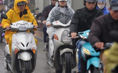 Bắc Bộ mưa lạnh do không khí lạnh tăng cường