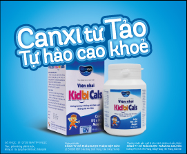 THỰC PHẨM BẢO VỆ SỨC KHOẺ VIÊN NHAI CANXI KIDBICALS