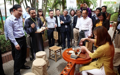 Độc đáo Không gian Trà Việt tại Bộ Ngoại Giao