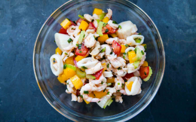 Salad hải sản - tươi mát ngày Hè 