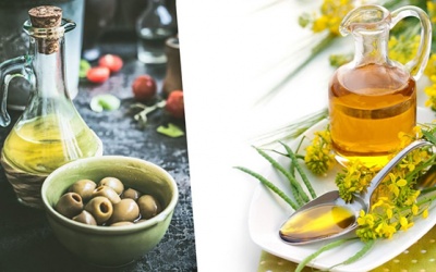 Dầu hạt cải và dầu olive, loại nào tốt hơn cho sức khỏe?