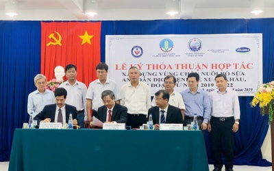 Xây dựng vùng chăn nuôi bò sữa an toàn giúp Vinamilk nâng cao giá trị sản phẩm