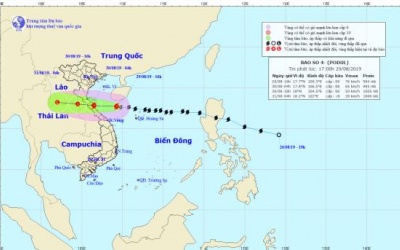 Bão số 4 đổ bộ vào Nghệ An - Quảng Bình