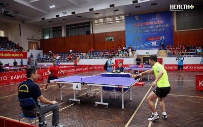 Sôi nổi ngày Khai mạc Giải Bóng bàn Cúp Hội Nhà báo Việt Nam lần thứ XIII - năm 2019