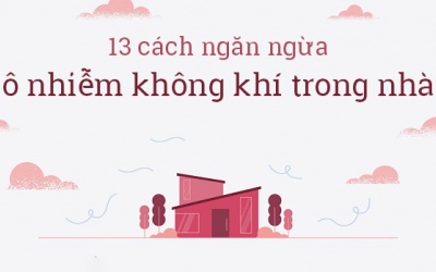 13 cách ngăn ngừa ô nhiễm không khí trong nhà đơn giản, hiệu quả