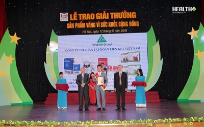 Vina-Link Group vinh dự nhận 5 'Huy chương vàng vì sức khỏe cộng đồng' năm 2019