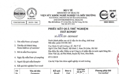 2 tháng giám sát ngẫu nhiên chất lượng 'nước Sông Đà' của Bộ Y tế