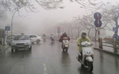 Dự báo thời tiết: Bắc Bộ đề phòng mưa ngày đi làm đầu năm mới