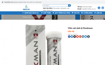 Dược phẩm Fresh Life quảng bá sản phẩm đã bị thu hồi xác nhận quảng cáo và xác nhận công bố