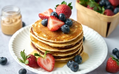 3 công thức pancakes đơn giản cho bữa sáng giảm cân