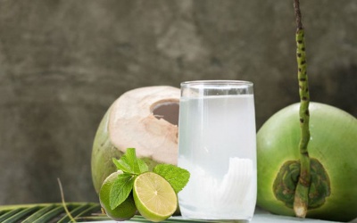 Công thức làm nước dừa, chanh thơm mát giải khát ngày Hè