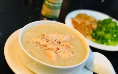 Tối nay ăn gì: Cháo cá hồi cho bữa tối bổ dưỡng mà nhẹ bụng