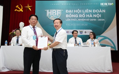 Tưng bừng lễ ra mắt Liên đoàn Bóng rổ Hà Nội