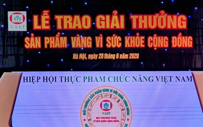 148 sản phẩm nhận giải 'Sản phẩm Vàng vì sức khỏe cộng đồng' lần thứ 8