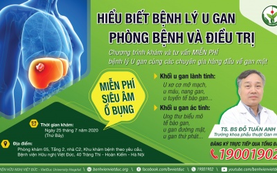 Bệnh viện Hữu Nghị Việt Đức khám và tầm soát miễn phí ung thư gan?