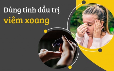 5 loại tinh dầu giúp giảm đau, khó chịu do viêm xoang