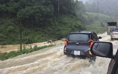 Dự báo thời tiết: Mưa lớn, Bắc Bộ đề phòng lũ quét, sạt lở đất