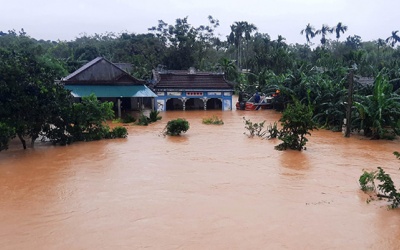 Dự báo thời tiết: Mưa lớn, Trung Bộ cảnh giác lũ quét