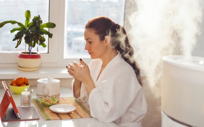 Nguy cơ sức khỏe từ máy tạo độ ẩm trong mùa Đông
