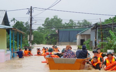 Dự báo thời tiết: Trung Bộ mưa lớn do ảnh hưởng của bão