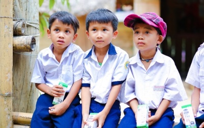 Vinamilk: Trẻ em miền núi Quảng Nam sẽ đươc uống sữa học đường miễn phí