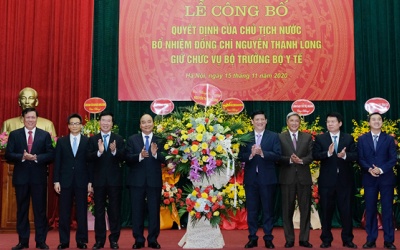 Thủ tướng giao 10 nhiệm vụ cho Tân Bộ trưởng Bộ Y tế Nguyễn Thanh Long