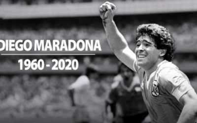 Huyền thoại bóng đá thế giới Diego Maradona qua đời ở tuổi 60