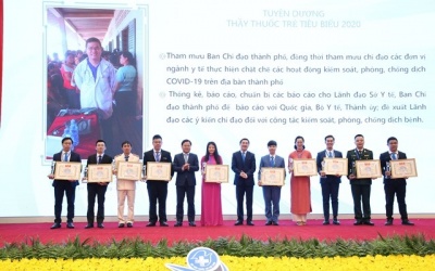 Tuyên dương 10 Thầy thuốc trẻ Việt Nam tiêu biểu năm 2020