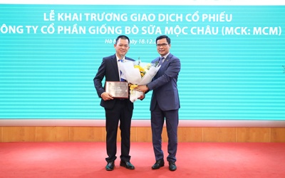 Cổ phiếu Mộc Châu Milk chính thức lên sàn sau 1 năm về với Vinamilk