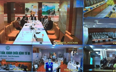 Kết nối trực tuyến chăm sóc, đảm bảo sức khỏe đại biểu dự Đại hội XIII 