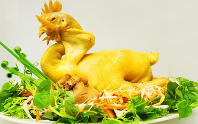 Bí quyết luộc gà cúng đẹp mắt