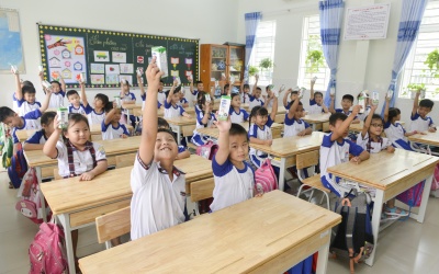 Sữa học đường TPHCM: Vui khỏe, an toàn cho trẻ