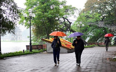 Nhiều điểm đỏ trên bản đồ chất lượng không khí Hà Nội sáng 8/3 