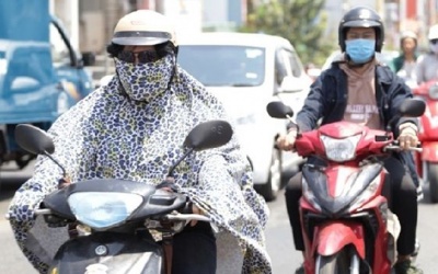  TP.HCM chỉ số tia cực tím rất cao, Bắc Bộ mưa phùn kèm sương mù