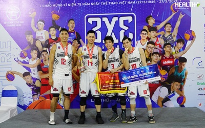 Giải bóng rổ 3x3 BHF 2021: Thang Long Warriors bảo vệ thành công ngôi vô địch 