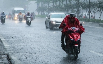 Dự báo thời tiết: Đề phòng mưa dông vào chiều tối và đêm