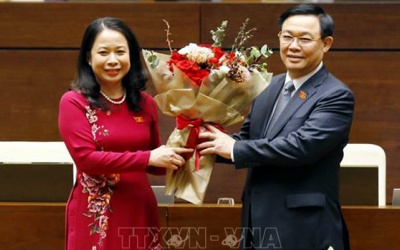 Bà Võ Thị Ánh Xuân nhậm chức Phó Chủ tịch nước