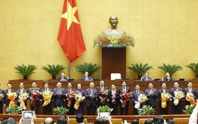 Hoàn tất việc kiện toàn bộ máy Chính phủ 