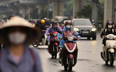 Dự báo thời tiết: Bắc Bộ mưa dông, trời chuyển lạnh