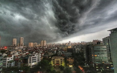 Bắc Bộ và Trung Bộ có mưa dông trước khi bước vào đợt nắng nóng