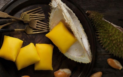 Bánh crepe nhân sầu riêng thơm ngon cho 'tín đồ' của trái sầu 