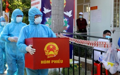 Các địa phương là 'điểm nóng' COVID-19 chuẩn bị công tác bầu cử thế nào?