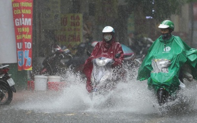 Đầu tuần, miền Bắc mưa lớn diện rộng