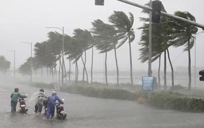 Bão số 2 đang hướng về vùng biển Hải Phòng, Nghệ An