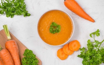 Những lưu ý khi cho trẻ ăn dặm với cà rốt