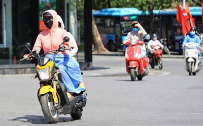 Cuối tuần, Bắc Bộ và Trung Bộ nắng nóng gay gắt