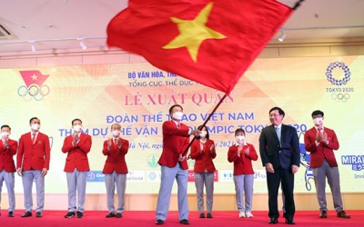 Đoàn TTVN xuất quân lên đường dự Olympic Tokyo 2020