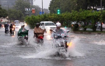 Tây Nguyên và Nam Bộ chiều tối mưa dông, đề phòng thời kiết nguy hiểm