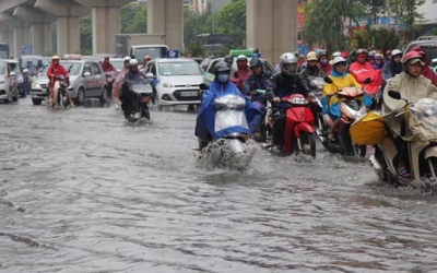 Bắc Bộ mưa lớn nhiều ngày, đề phòng lũ quét, sạt lở đất